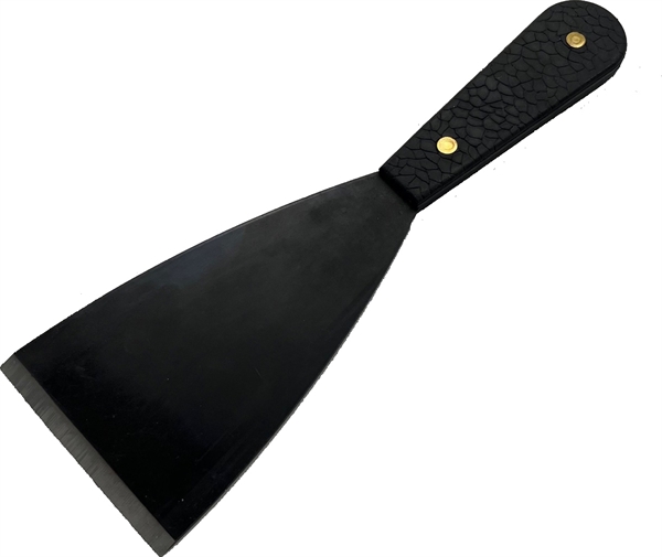 Klotzhebel aus Stahl mit KU-Lederschalengriff