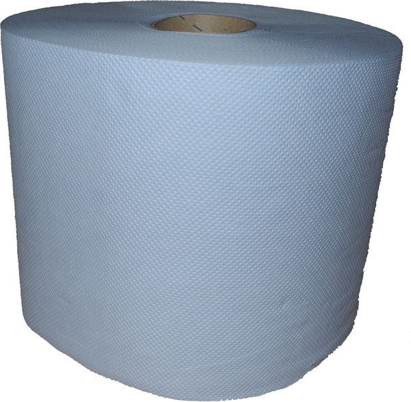 Putzpapierrollen 2-lagig blau, 500 T�cher
