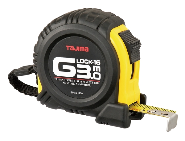 Rollbandma� G-Lock 3 m mit rutschfester Gummiumma