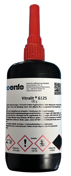 UV-Kleber Vitralit Nr. 6125, 100 g dickfl�ssig