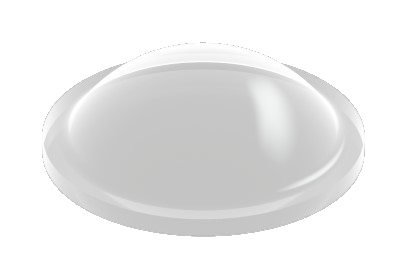 Glasplattenauflagen 3,1 x 10,0mm�, glasklar