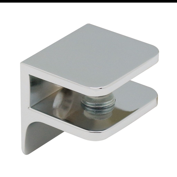 Glasplattentr�ger quadratisch, mit Steg,30x30x27mm