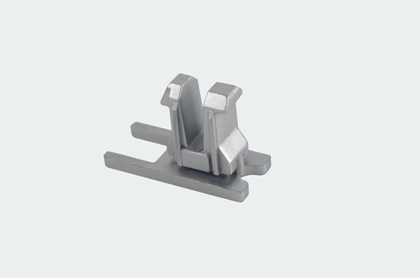 Endst�ck aluminiumfarbig, ausklinkt