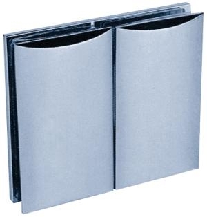 Beschlag C, 90 x 52 mm, Glas/Glas