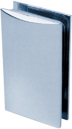 Beschlag C, 90 x 52 mm, Glas/Wand 90� ohne Winkel