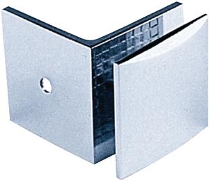 Beschlag C, 45 x 45 mm, Glas/Wand 90�