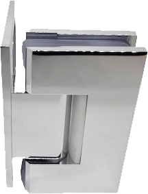 Scharnier C, 90 x 52 mm, Glas/Wand 90� T