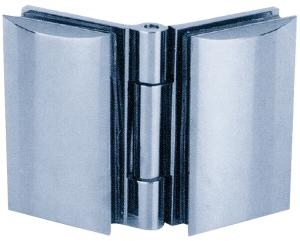 Scharnier C, 90 x52 mm, Glas/Glas 180�, Drehpunkt