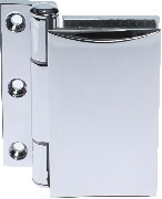 Scharnier C, 90 x 52 mm, Glas/Wand 90�