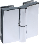 Scharnier C, 90 x 52 mm, Glas/Glas 180�, steigend