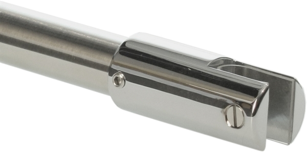 Glashalter f�r Glas/Decke 19mm, verchromt
