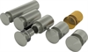 Edelstahlhalter, Flachkopf 20 x 14 mm