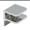 Glasplattentr�ger quadratisch, mit Steg,30x30x27mm