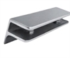 Glasplattentr�ger rechteckig mit Steg, 100x30mm