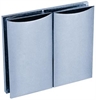 Beschlag C, 90 x 52 mm, Glas/Glas