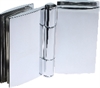Scharnier C, 90 x52 mm, Glas/Glas 180�, Drehpunkt
