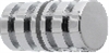Glast�rkn�pfe 30/30 mm, beidseitig, Edelstahl