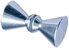 Glast�rkn�pfe 32/30 mm, beidseitig