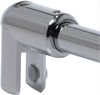 Glashalter f�r Stange verchromt