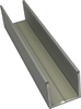 U-Profil 20x20x20x2 mm, silberfarbig eloxiert E6