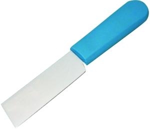 Aushaumesser mit blauem, schlagfestem Kunststoffgr
