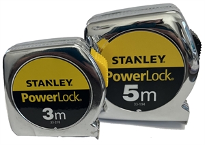 Rollbandma�e Powerlock, verchromtes geh�use
