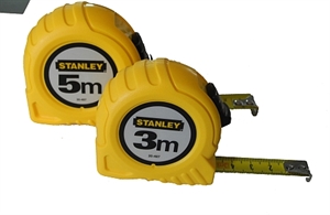 Rollbandma� Stanley, gelbes Kunststoffgeh.