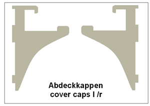 Endkappen, grau