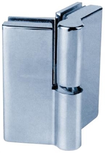 Scharnier C, 90 x 52 mm, Glas/Glas 180�, steigend