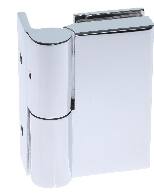 Scharnier C, 90 x 52 mm, Glas/Wand 90�