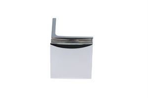 Beschlag S, 45 x 45 mm, Glas/Glas 90�,