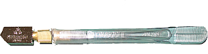 Oil glass cutter Mitsuboshi M17, type Plain for 2 - 8 mm glass thickness, 138°