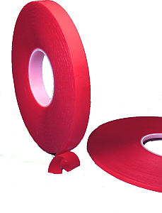 Adhesive tape red acryl 