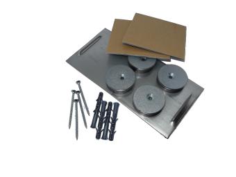 Mirror mounting set MM 10 for 1,0 sqm 
