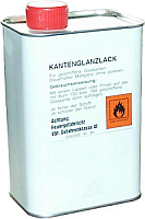 Kantenglanzlack 1 Liter UN-Nr. UN 1263 UN-Versandbezeichnung: FARBE Gefahrenklasse:  3 Verpackungsgruppe: II Verpackungscodierung: Dose begrenzte Mengen LQ6 Tunnelbeschränkungscode D/E 