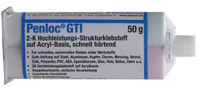 2-Komponenten-Kleber Penloc GTI a+b 50ml, Kartusche weiß 