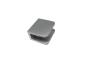 6400000 - Glasplattenträger quadratisch 30x27x16mm, mattverchromt