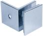 6841010 - Clamp S, 45 x 45 mm, glass/wall 90°, chrome plated,