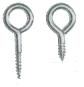 9800105 - Screw eyes 8 x 4 mm, zinc plated