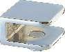 Glass shelf support square 30x30mm