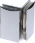 6840003 - Clamp C, 90 x 52 mm, glass/glass 90°, stainless steel effect