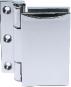6840333 - Hinge C, 90 x 52 mm, glass/wall 90°, stainless steel effect