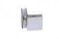 6841003 - Clamp S, 45 x 45 mm, glass/glass 90°, stainless steel effect,