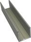 6861516 - U-profile, aluminium, 15 x 15x 15 x 2 mm,  5m, anodized