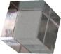 6090200 - Glass shelf support cube, 20 x 20 mm