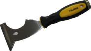 Glazier's knife. Stainless steel blade of 60 mm width. Nylon handle. 
