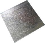 Metal plates, 100 x 100 x 2 mm, smooth uncoated 