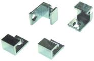 Mirror clips, chrome plated brass 